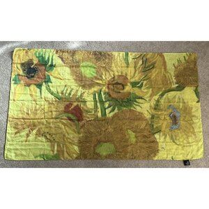 Vincent Van Gogh Museum Amsterdam "Sunflowers" 100% Silk Scarf with Original Box